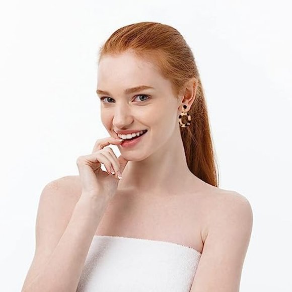 Women Bohemian Statement Rattan 6 Pair Rattan Tassel Earrings - Picture 2 of 6